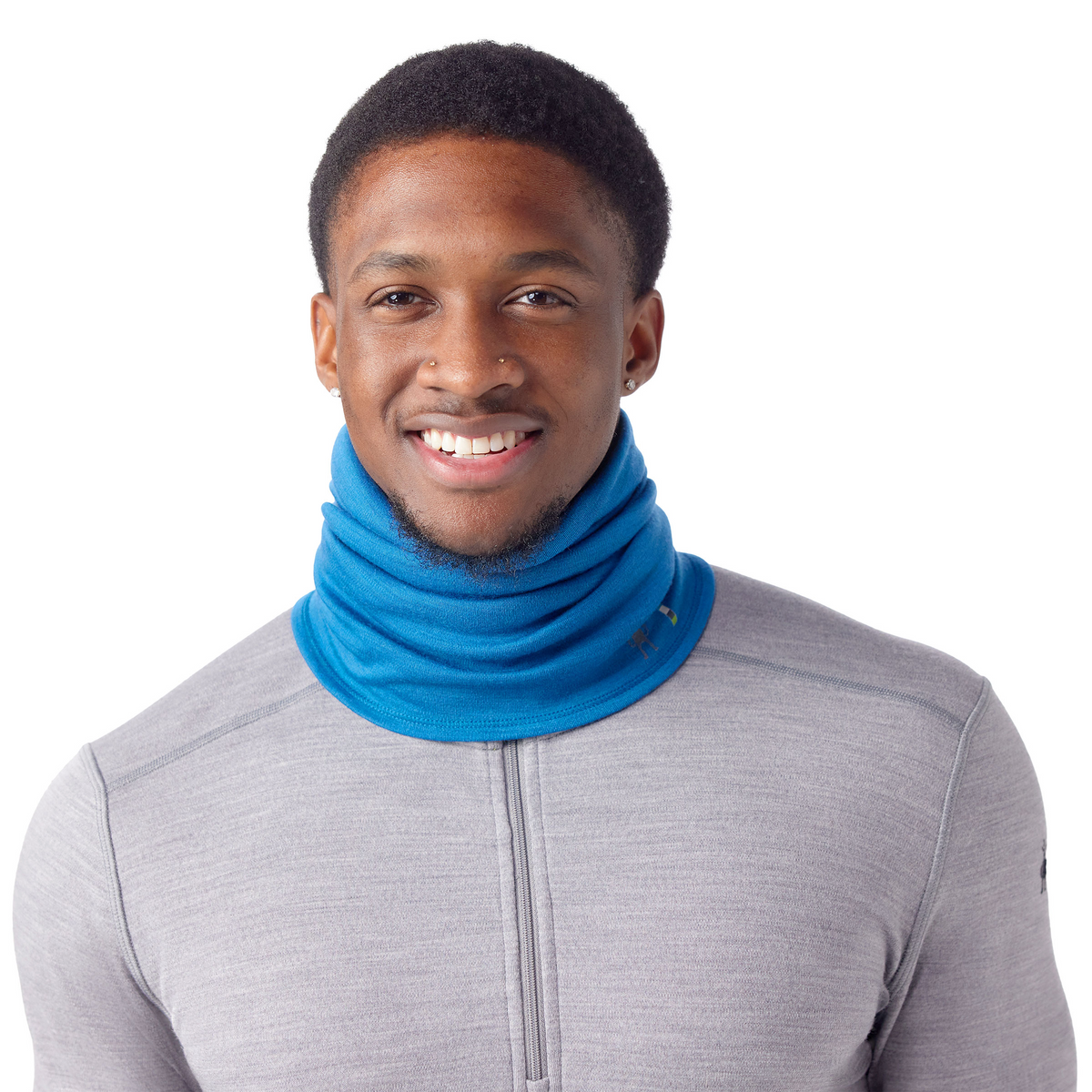 Thermal Merino Long Neck Gaiter Black Tie Dye - ver - 1
