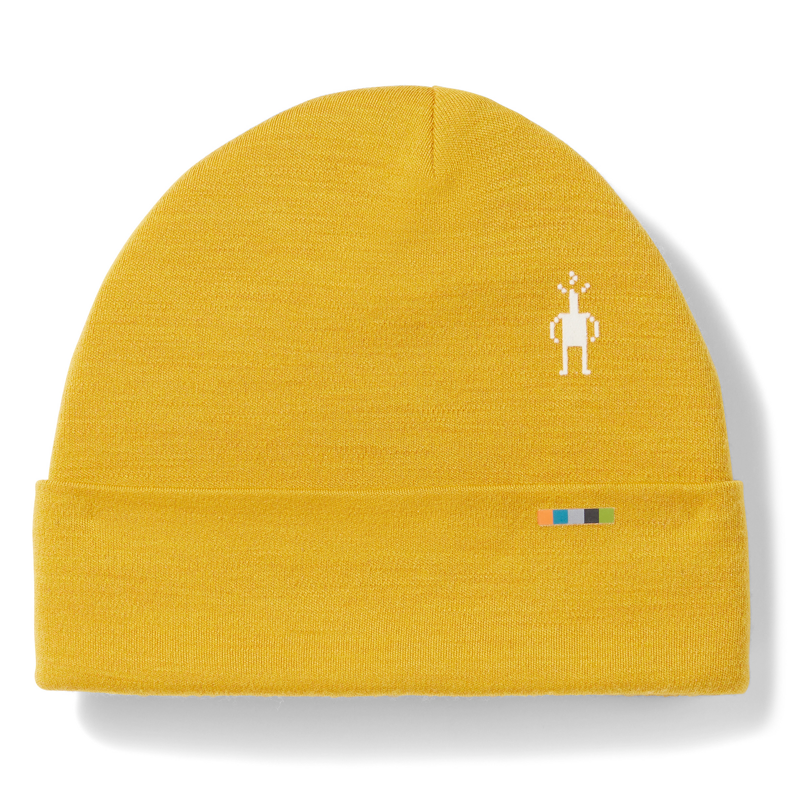 Tuque thermale et réversible Merino à motif et revers pour enfants  - voir - 1
