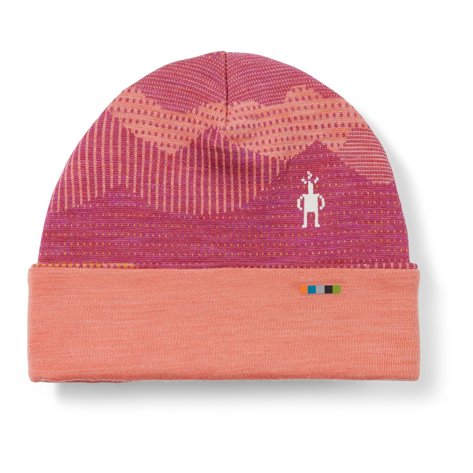Kids' Thermal Merino Reversible Cuffed Beanie Autumn Sun - ver - 1