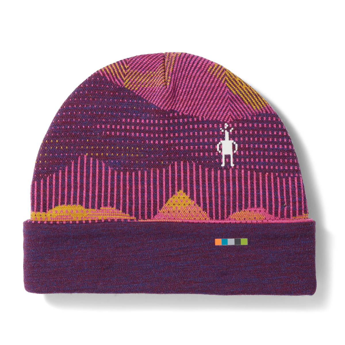 Kids' Thermal Merino Reversible Cuffed Beanie Autumn Sun - ver - 1