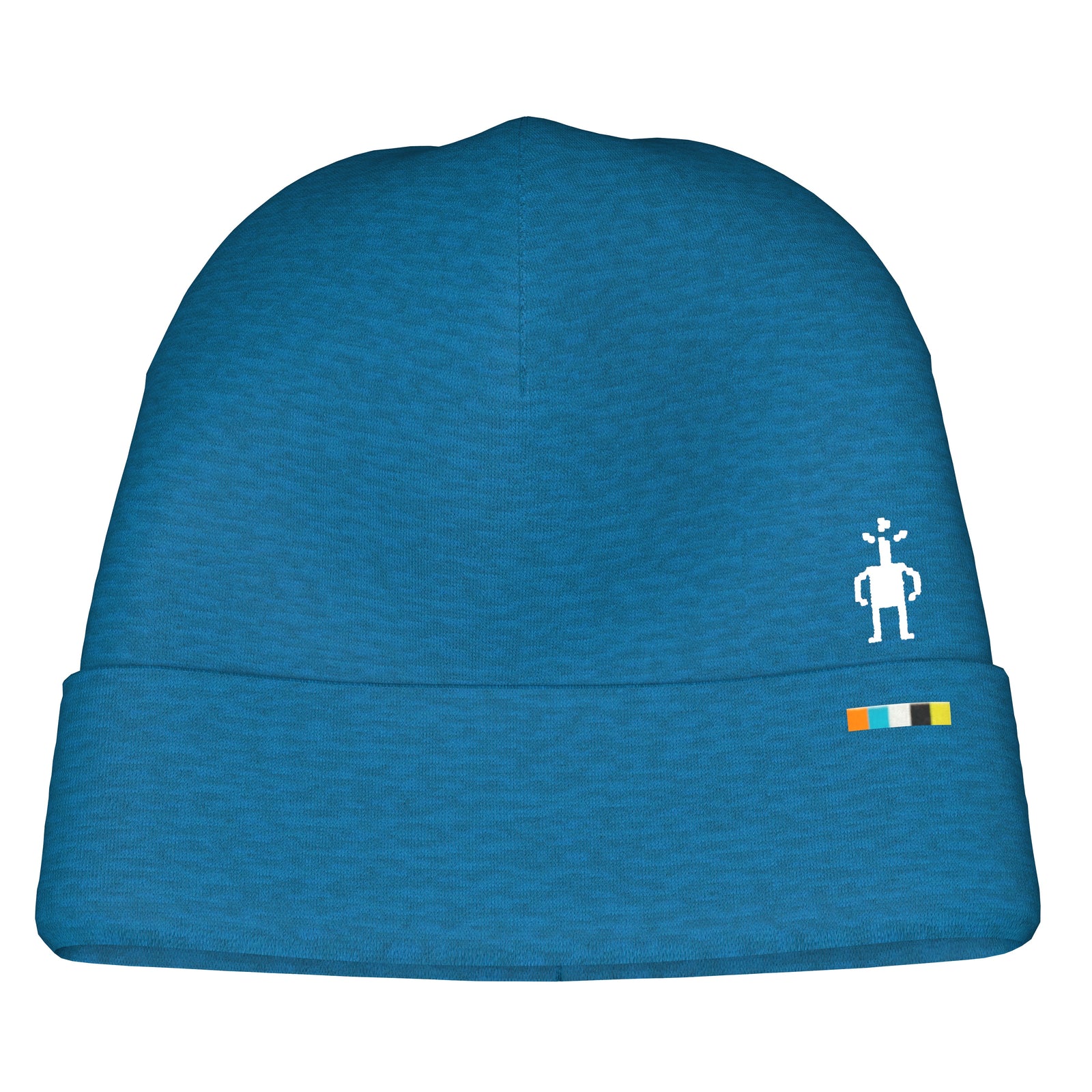 Tuque thermale et réversible Merino à motif et revers pour enfants  - voir - 1