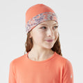 Tuque thermale et réversible Merino à motif et revers pour enfants  - voir - 19