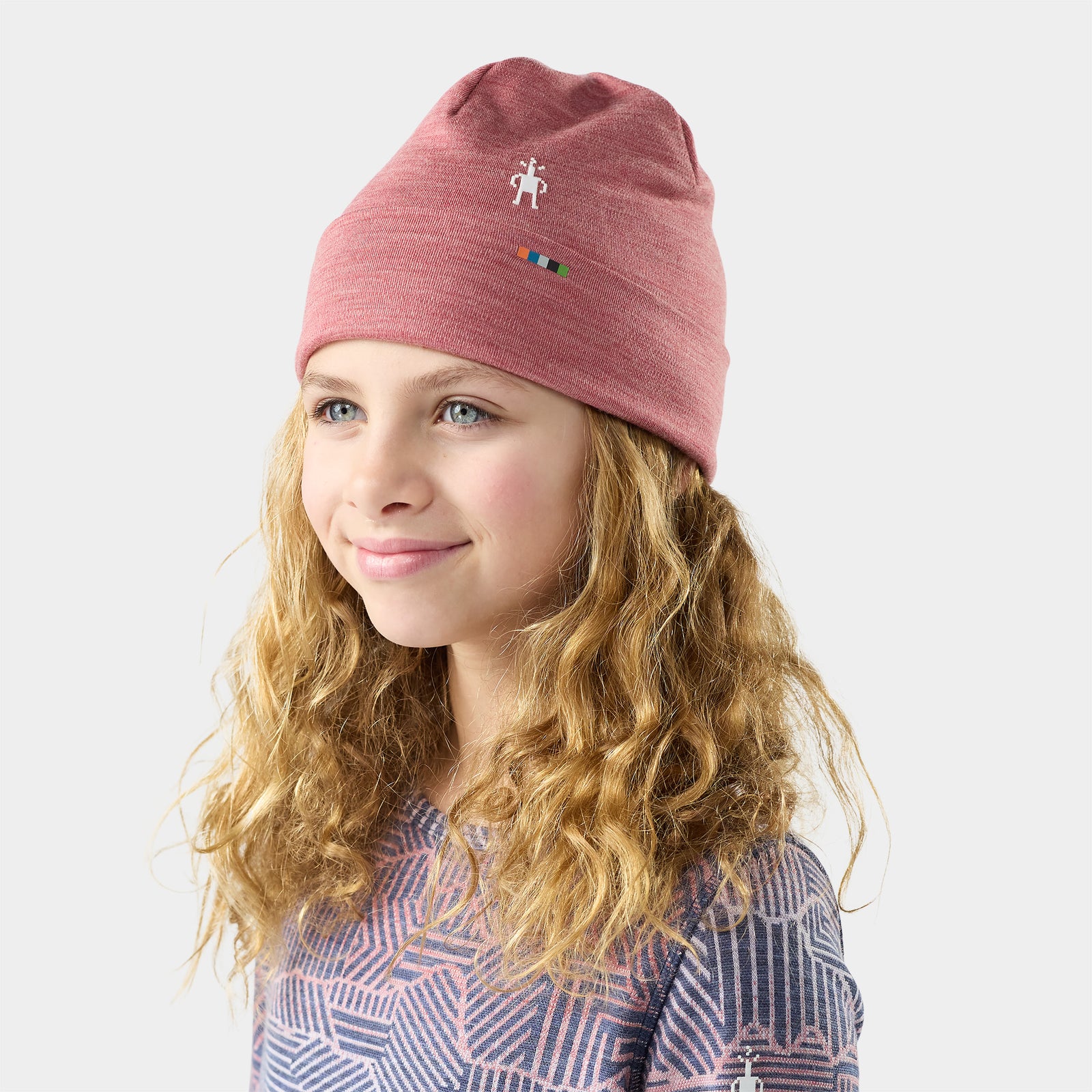 Kids' Thermal Merino Reversible Cuffed Beanie Autumn Sun - ver - 4