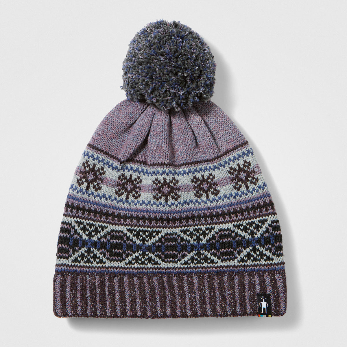 Smartwool Chair Lift Beanie Pom Pom Hat Unisex Neutrals Brown OS Winter‎ Skiing Chair Lift Beanie - Arctic Green main image 3