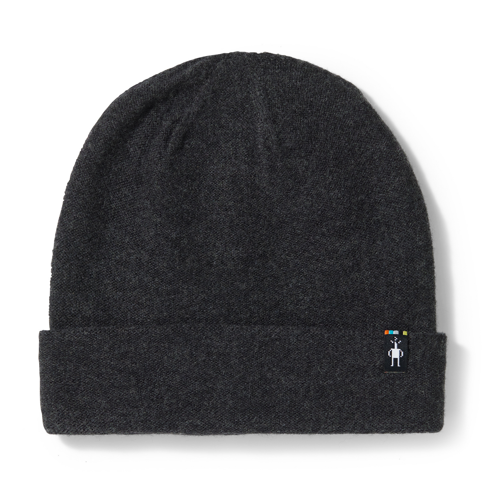 Boiled Wool Beanie Charcoal - ver - 2