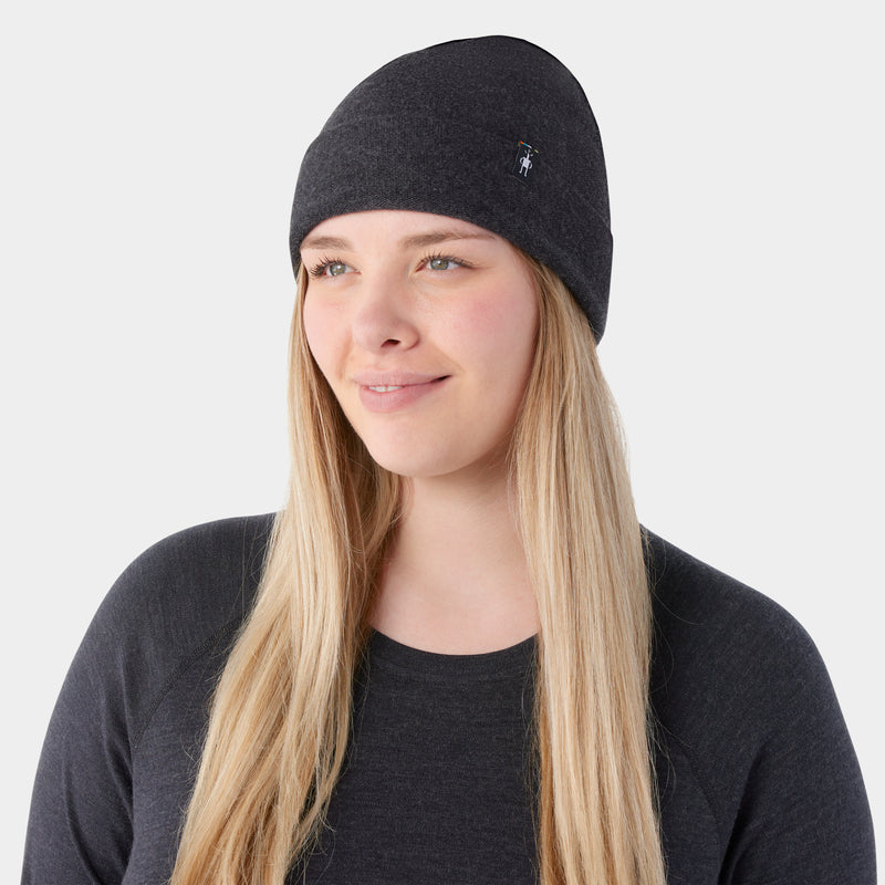 Boiled Wool Beanie - Charcoal / One Size
