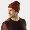 Fleece Lined Beanie Burnt Sienna Donegal - ver - 1