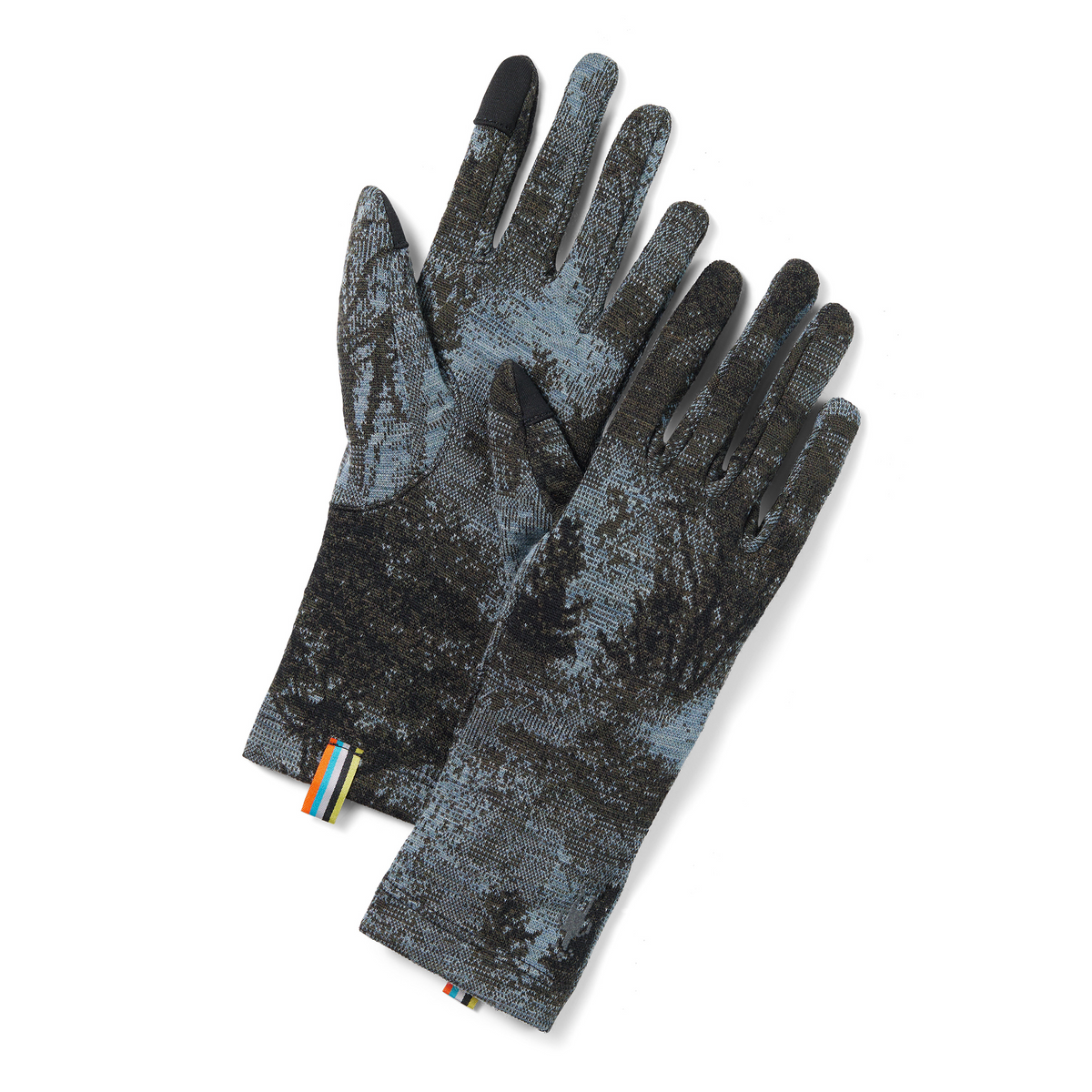 smartwool merino 250 handschuhe Smartwool Thermal Merino Gloves in Nightfall Blue Floral