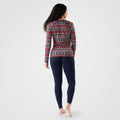 Women's Classic Thermal Merino Base Layer Bottom Nightfall Deco Floral - ver - 21
