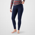 Women's Classic Thermal Merino Base Layer Bottom Nightfall Deco Floral - ver - 20
