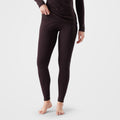 Women's Classic Thermal Merino Base Layer Bottom Nightfall Deco Floral - ver - 77