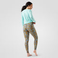 Women's Classic Thermal Merino Base Layer Bottom Nightfall Deco Floral - ver - 70