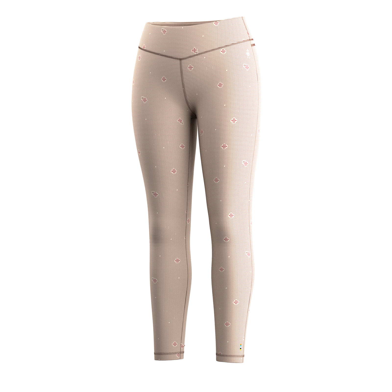 Women's Classic Thermal Merino Base Layer Bottom Nightfall Deco Floral - ver - 3