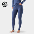 Women's Classic Thermal Merino Base Layer Bottom Charcoal Heather - ver - 125