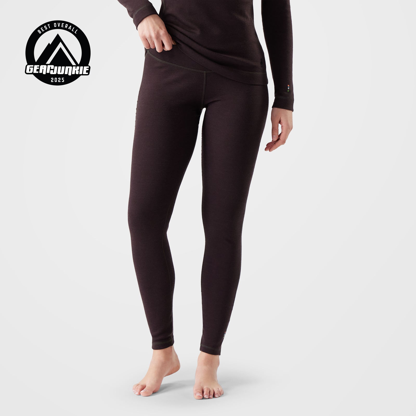 Women's Classic Thermal Merino Base Layer Bottom Twilight Blue Heather - ver - 1