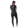 Women's Intraknit™ Thermal Merino Base Layer Crew Charcoal-Zen Green - ver - 2