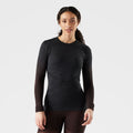 Women's Intraknit™ Thermal Merino Base Layer Crew Mink-Terracotta - ver - 1