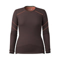 Women's Intraknit™ Thermal Merino Base Layer Crew Mink-Terracotta - ver - 7