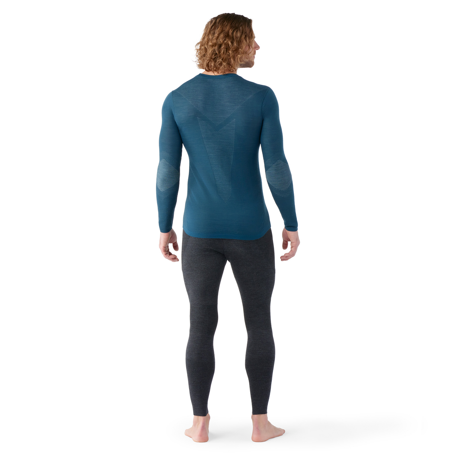 Men's Intraknit™ Thermal Merino Base Layer Crew Winter Moss - ver - 2