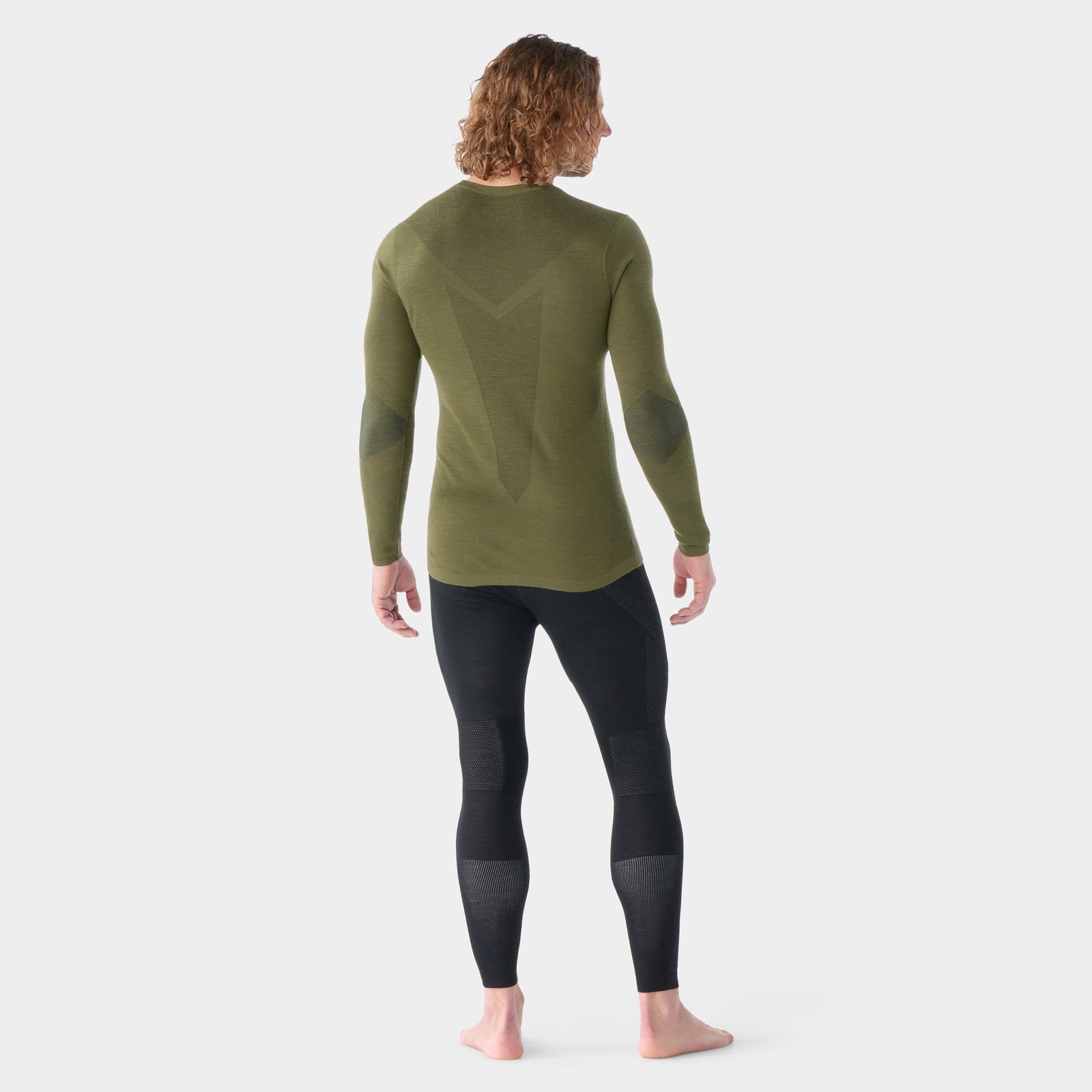 Men's Intraknit™ Thermal Merino Base Layer Crew Charcoal/Black - ver - 2