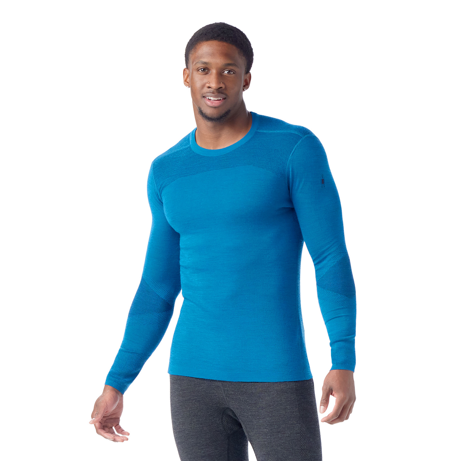 Men's Intraknit™ Thermal Merino Base Layer Crew Winter Moss - ver - 1