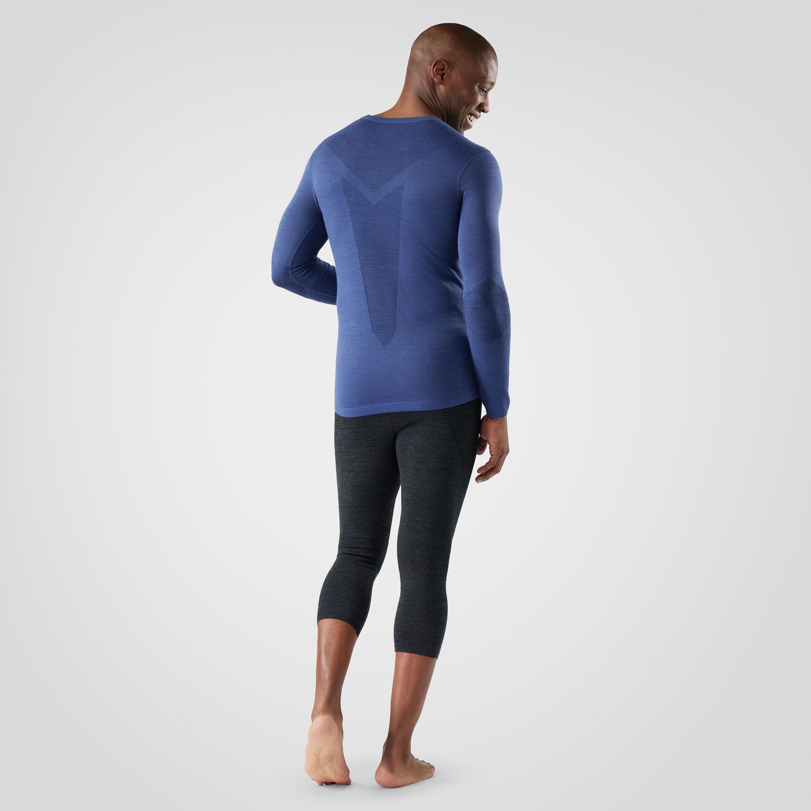 Men's Intraknit™ Thermal Merino Base Layer Crew Winter Moss - ver - 2