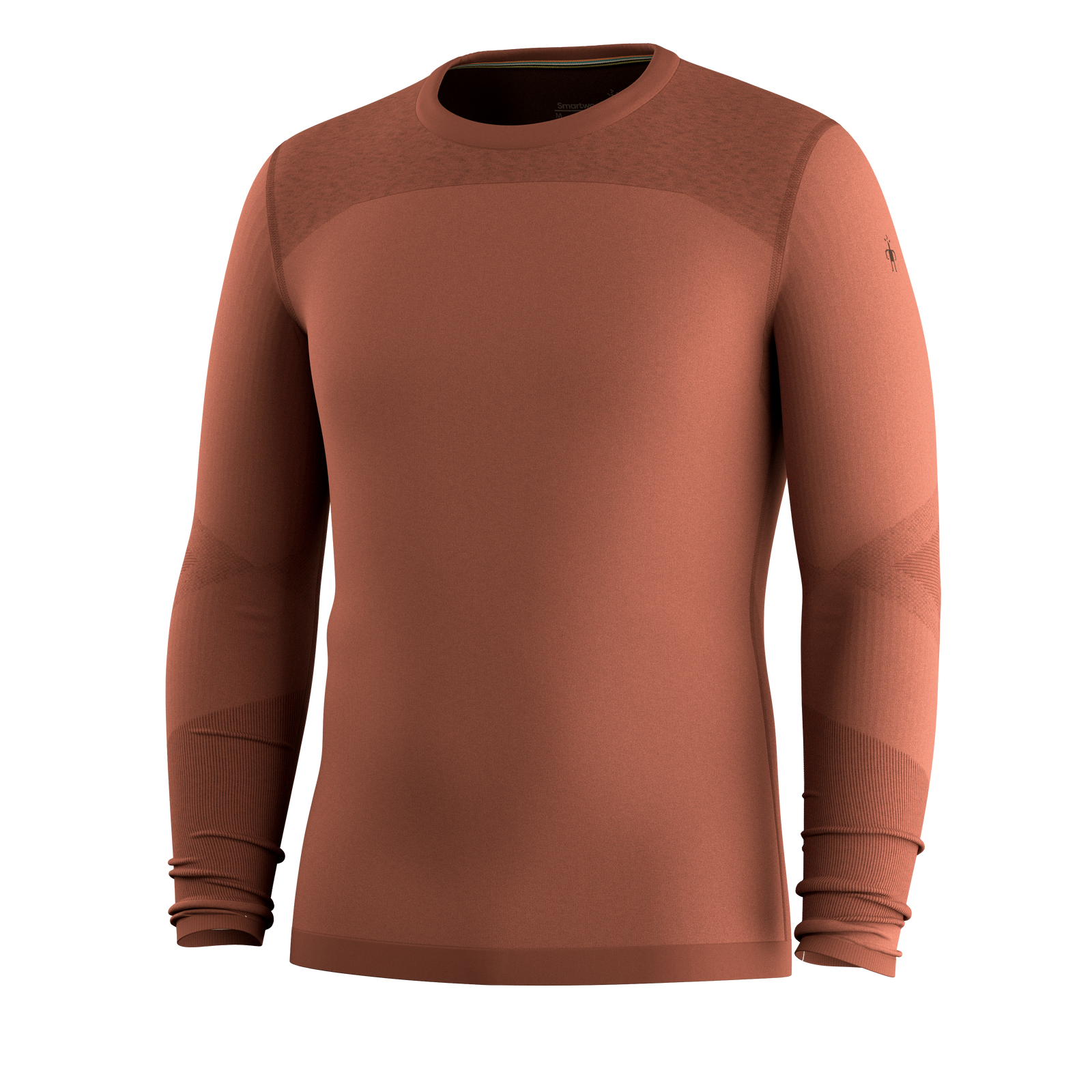 Men's Intraknit™ Thermal Merino Base Layer Crew Burnt Sienna-Dark Mink - ver - 4