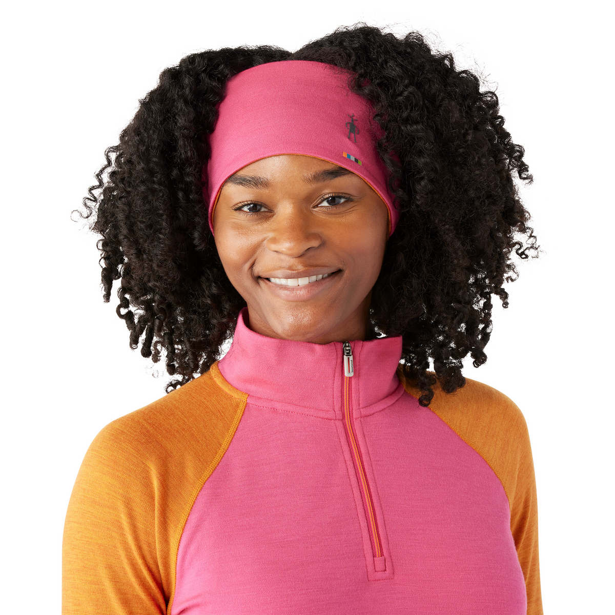 Thermal Merino Reversible Headband - Nightfall Blue Floral display picture 2