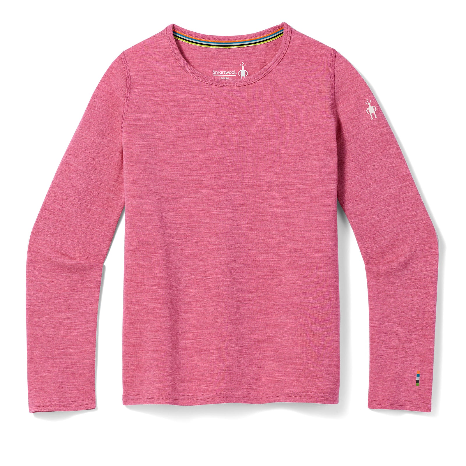 Haut de base thermal Merino classique à encolure ronde pour enfants  - voir - 5