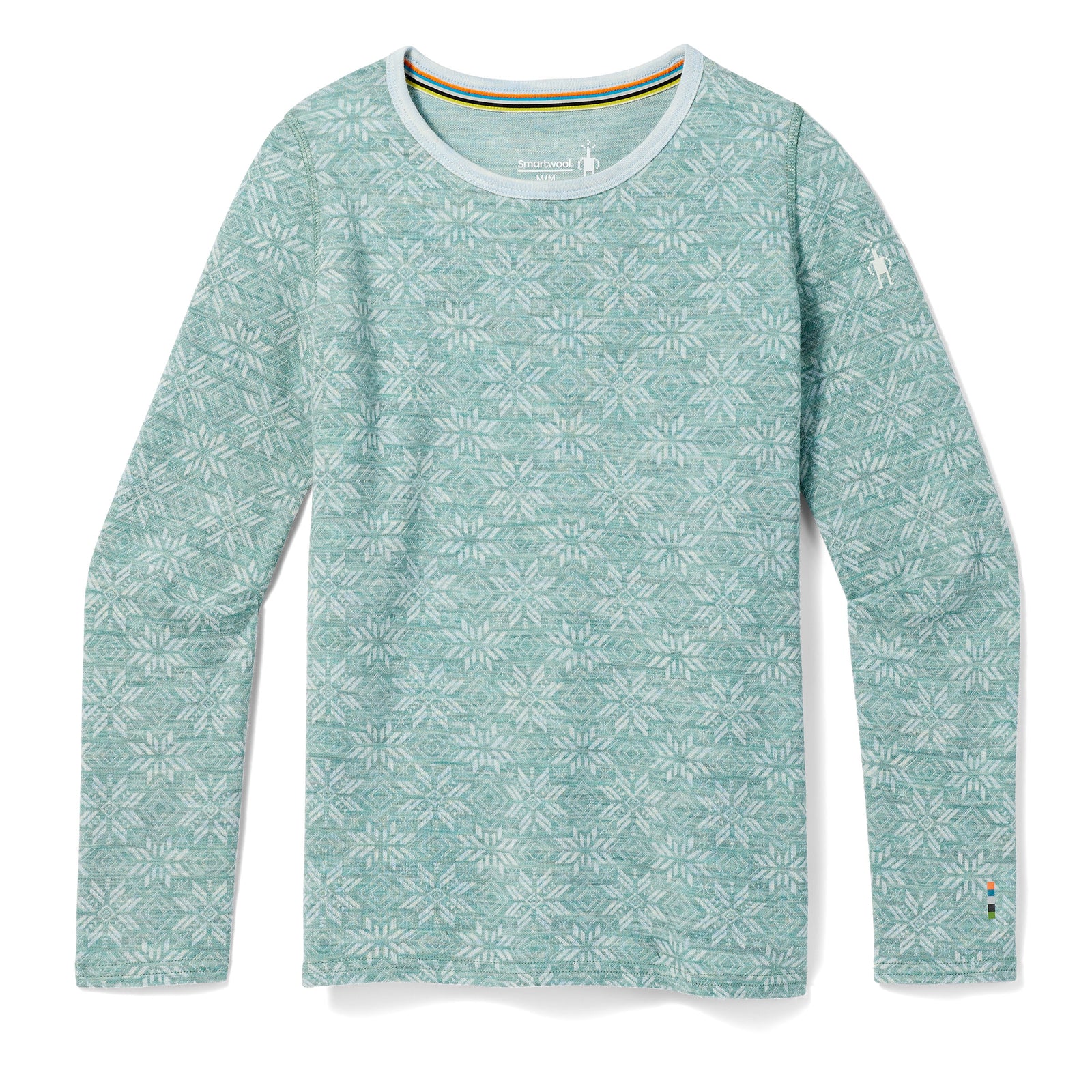 Haut de base thermal Merino classique à encolure ronde pour enfants  - voir - 4