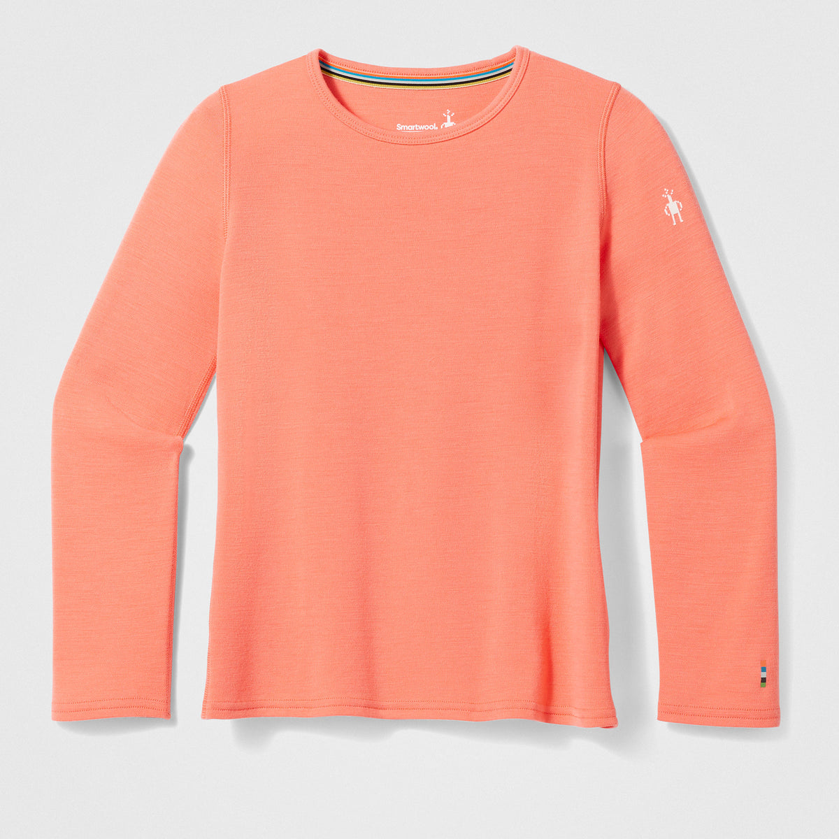 Kids' Classic Thermal Merino Base Layer Crew Cherry Lacquer - ver - 3