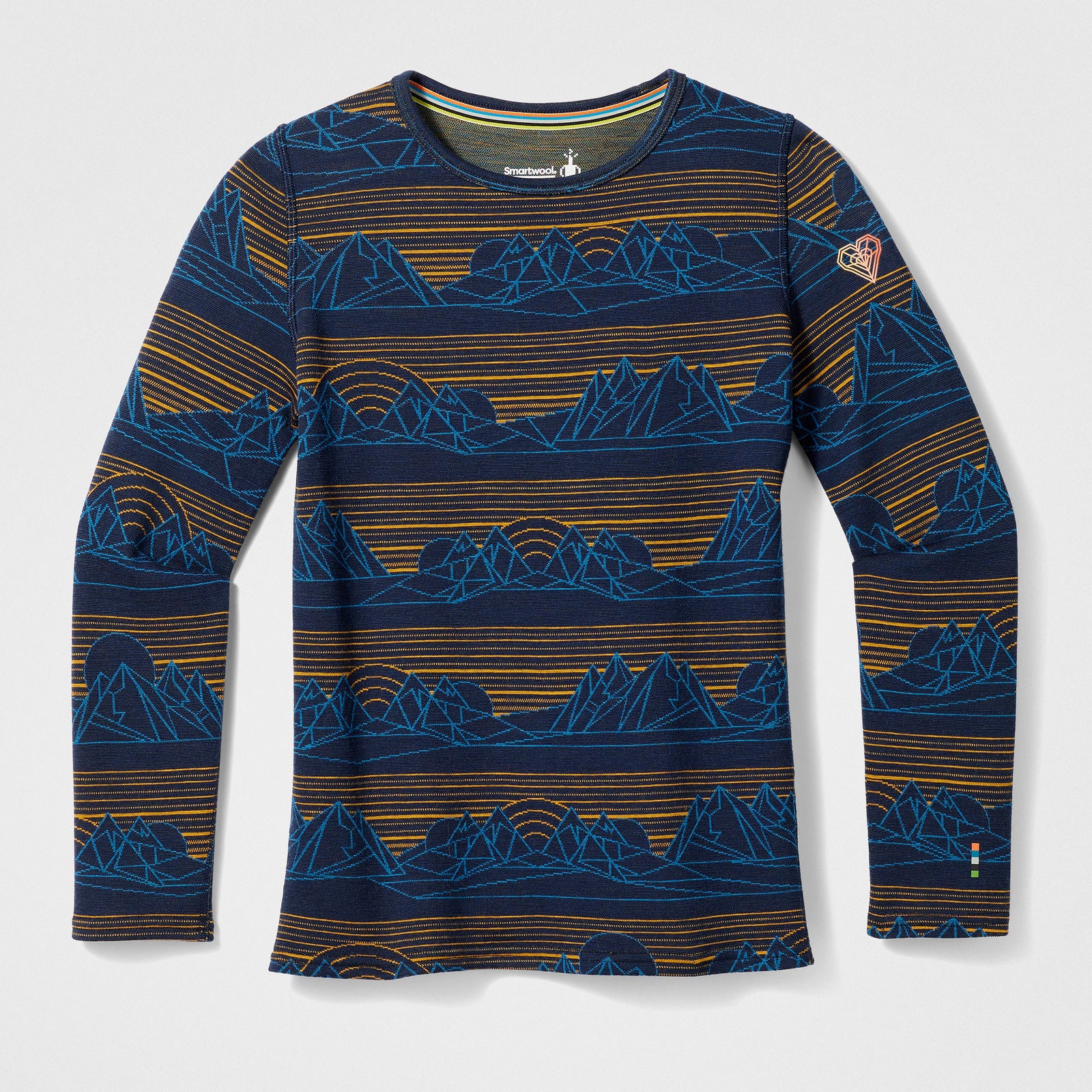 Kids' Classic Thermal Merino Base Layer Crew Black - ver - 3