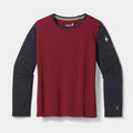 Kids' Classic Thermal Merino Base Layer Crew Cherry Lacquer - ver - 3