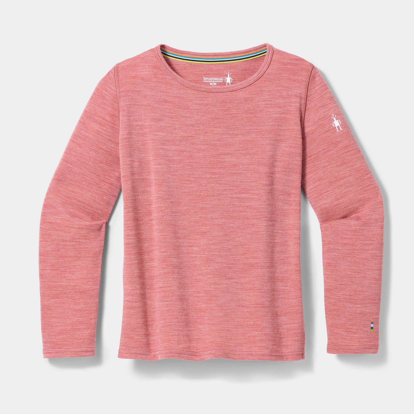 Haut de base thermal Merino classique à encolure ronde pour enfants  - voir - 8