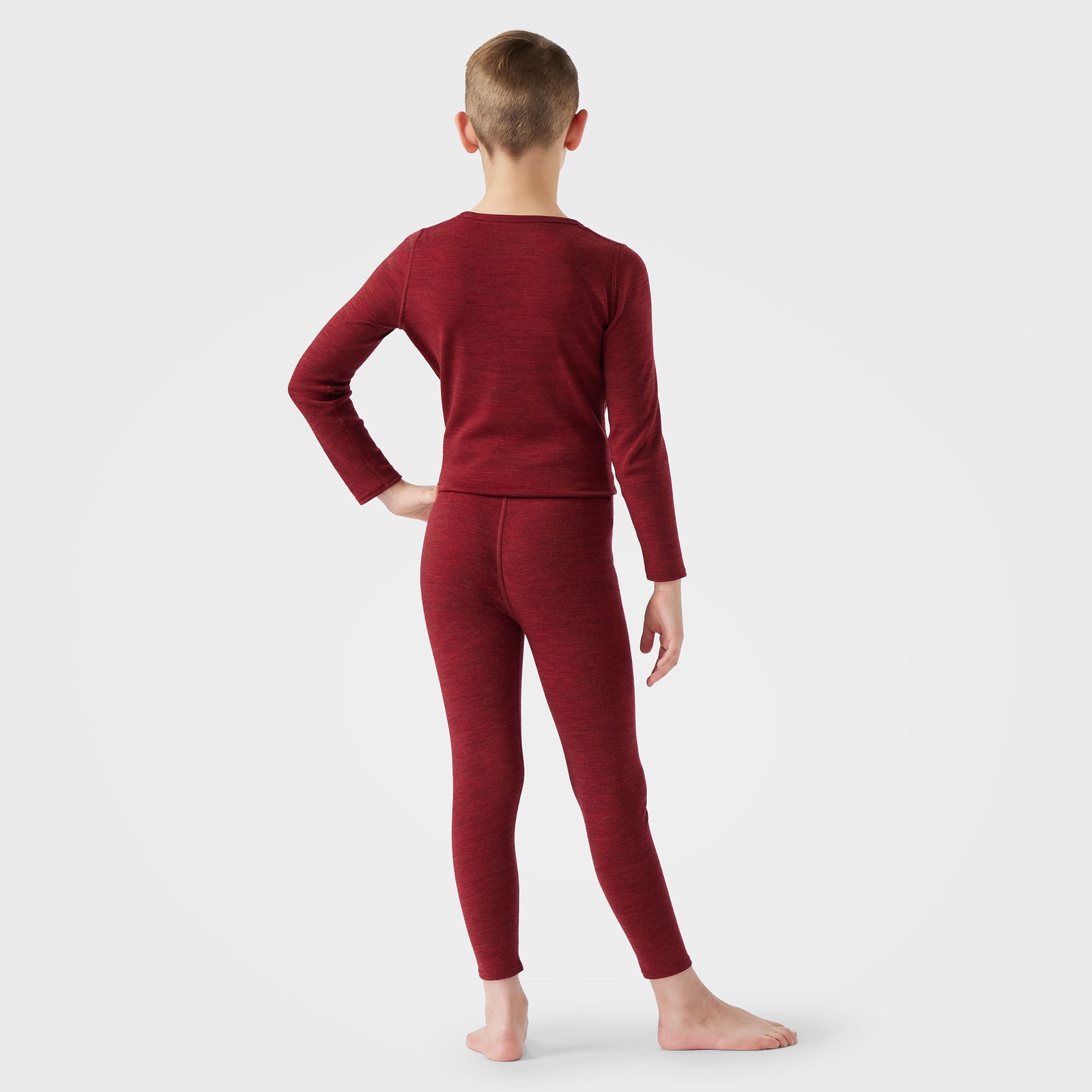 Caleçon long thermal Merino classique en boîte pour enfants  - voir - 6