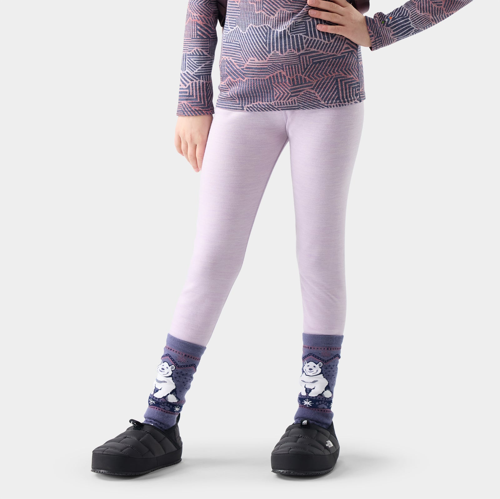Caleçon long thermal Merino classique en boîte pour enfants  - voir - 1