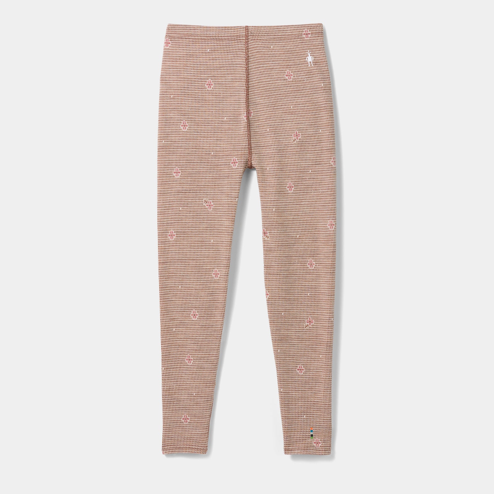 Kids' Classic Thermal Merino Base Layer Bottom Almond Mini Meadow - ver - 3