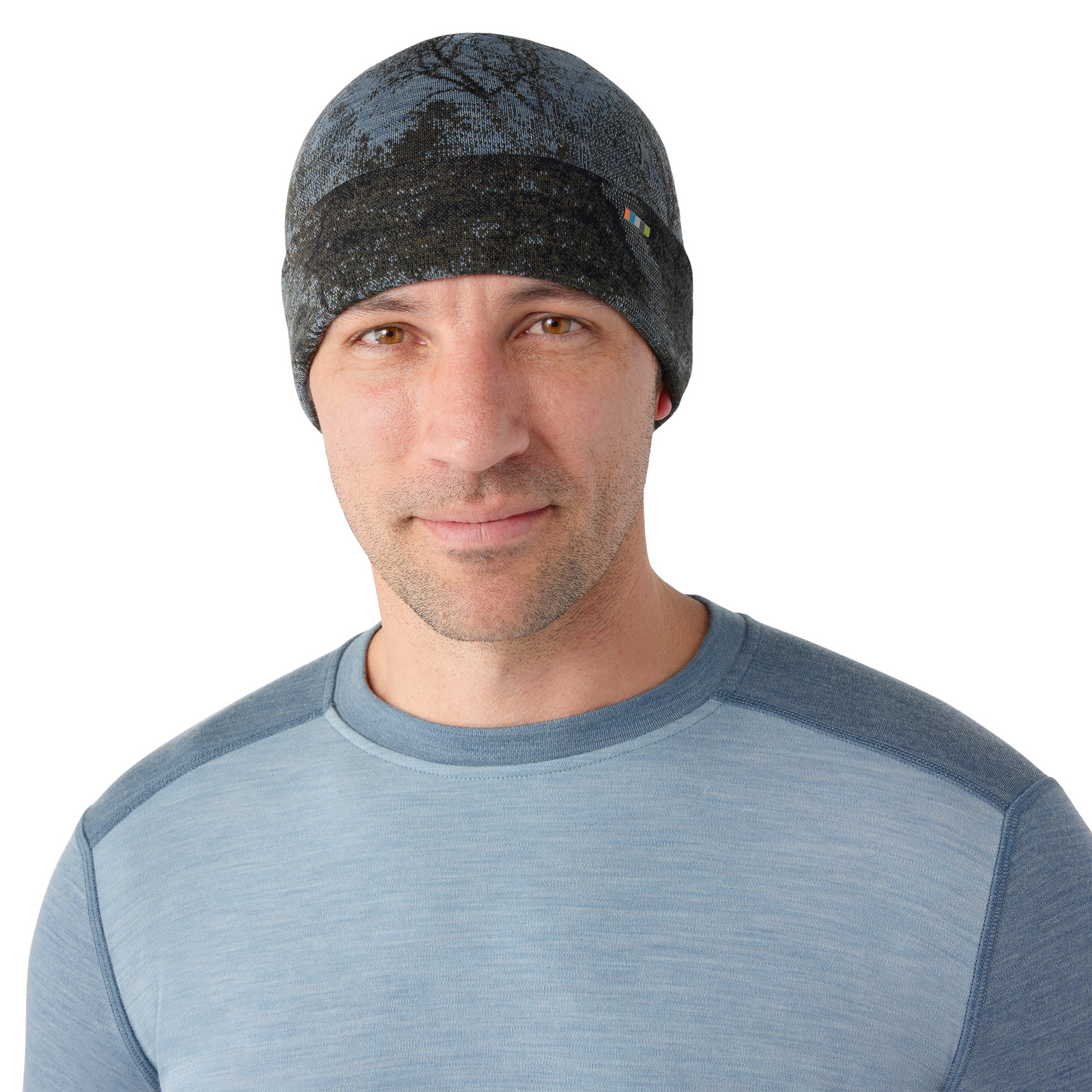 Thermal Merino Reversible Cuffed Beanie Arctic Green - ver - 1