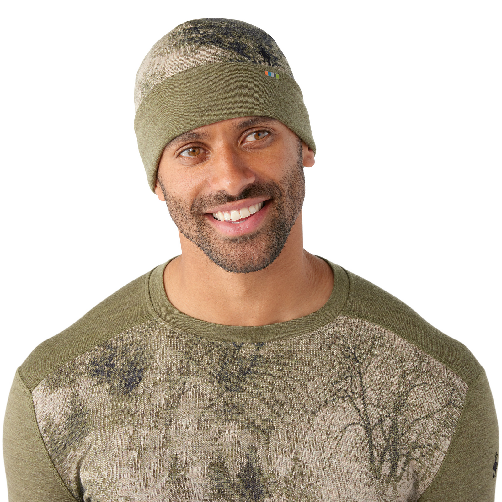 Tuque à revers réversible thermal Merino  - voir - 1