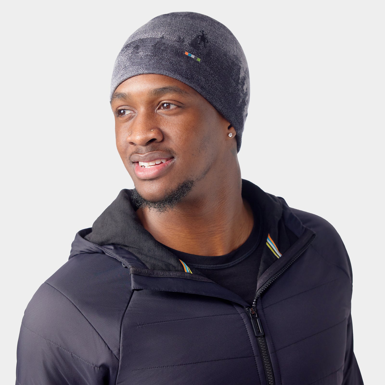 Thermal Merino Reversible Cuffed Beanie Chalk Violet Heather-Chalk Violet Heather - ver - 1