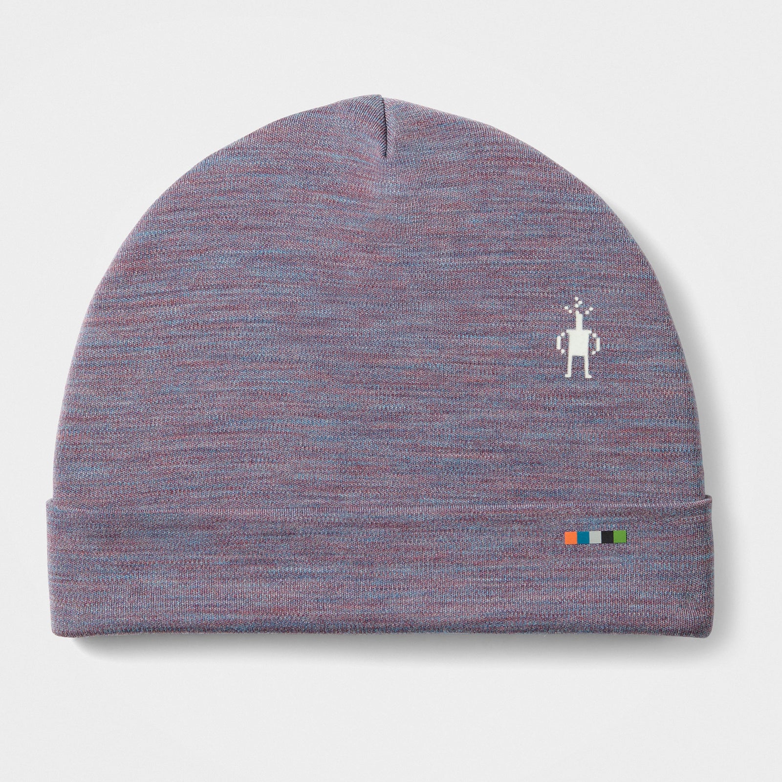 Thermal Merino Reversible Cuffed Beanie Chalk Violet Heather-Chalk Violet Heather - ver - 2