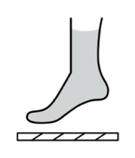Run Mid Crew Pattern Socks - Light Gray